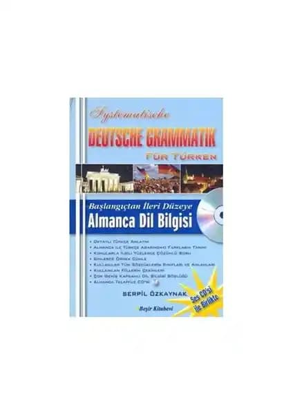 Beşir Kitabevi Sistematik Almanca Gramer Kitabı Türkçe Açıklamalarla Detaylı Dil Öğrenme Kaynağı