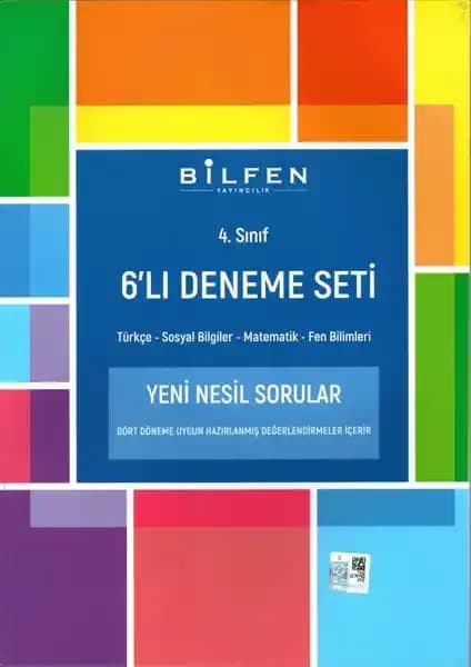 Bilfen Yayınları 4. Sınıf 6'lı Deneme Seti Sınava Hazırlık ve Becerileri Geliştirme Amaçlı