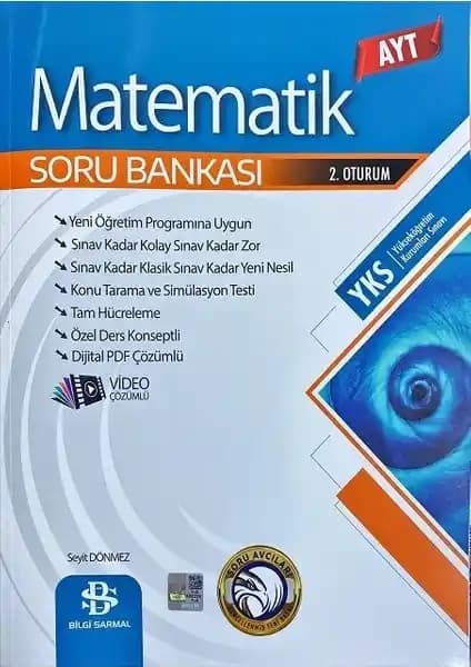 Bilgi Sarmal Yayınları AYT 2023 Matematik Soru Bankası ile sınavlara etkili hazırlık