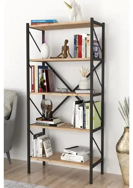 Bofigo Dekoratif ve Çalışkan Home Metal Kitaplık Karşılaştırması 1