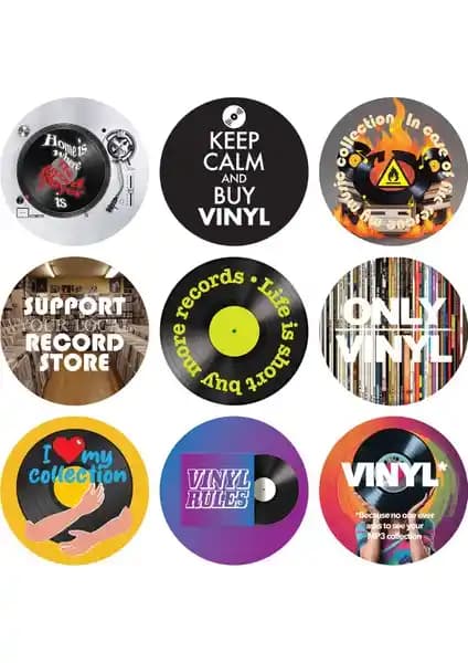 Çıtırtılı Sesler Plak Sevgisi Etiketleri ile Koleksiyonunuza Özgünlük Katın