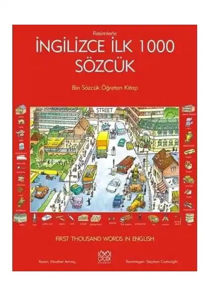 Çocuklar İçin Eğitici ve Öğretici Resimli İngilizce Kelime Kitabı Arkadaş Yayınevi