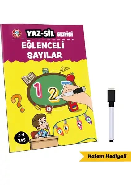Çocuklar İçin Eğlenceli Sayılar Kitabı Erken Matematik Öğrenimi ve Gelişimi İçin Uygun