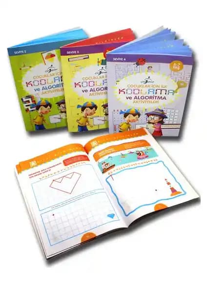Çocuklar İçin Kodlama ve Algoritma Öğrenimini Destekleyen 4 Kitaplık Seti