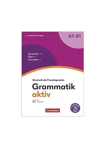Cornelsen Yayınları Grammatik Aktiv A1-B1: Almanca Öğrenenler İçin Kapsamlı Dilbilgisi Kaynağı