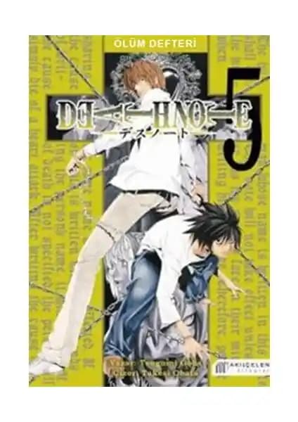 Death Note Ölüm Defteri 5 Manga Serisi Sınırlı Stok Kaliteli Basım ve Derin Hikaye