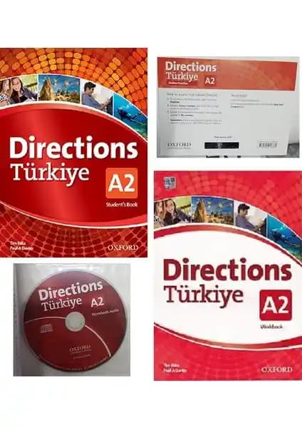 Directions Türkiye A2 Öğrenci Kitabı ve Çalışma Kitabı ile İngilizce Öğrenme Rehberi