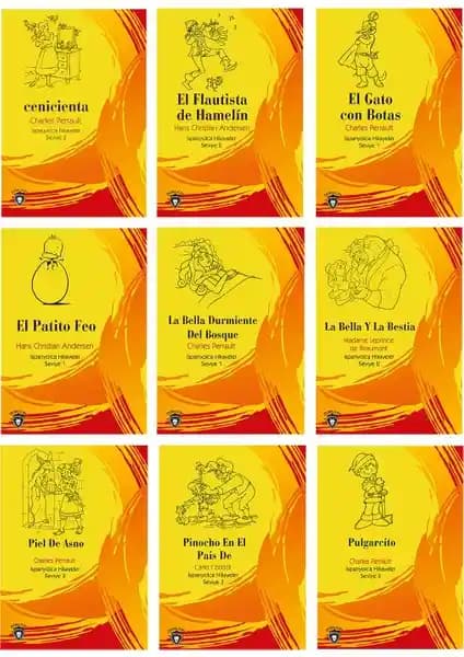 Dorlion Yayınları İspanyolca Hikayeler 9 Kitap Seti Dil Öğrenimini Destekleyici İçeriklerle