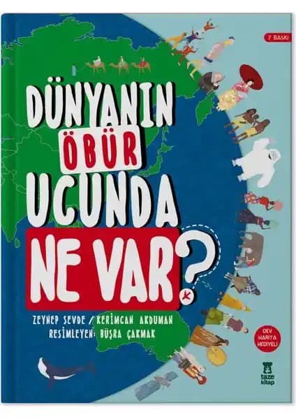 Dünyanın Keşfi: Çocuklar İçin Eğitici ve Dayanıklı Dünya Haritası Kitabı