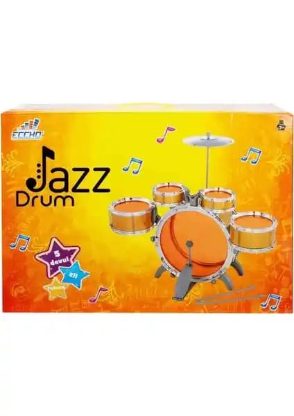 Eccho Sunman Jazz Drum Çocuk Bateri Seti ile Çocukların Müzik ve Ritim Yeteneğini Geliştirin