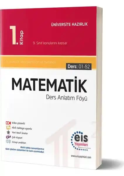 Eis Yayınları 12. Sınıf Matematik 1. Kitap DAF Güncel Müfredat Uyumlu
