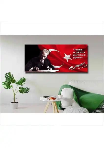 Evdetablo ve İyi Olsun Bayraklı Atatürk Portresi Karşılaştırması 1