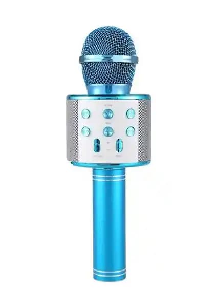 Evervox EVR KRK 02 Mavi Karaoke Mikrofon: Şık Tasarım ve Gelişmiş Özelliklerle Eğlence