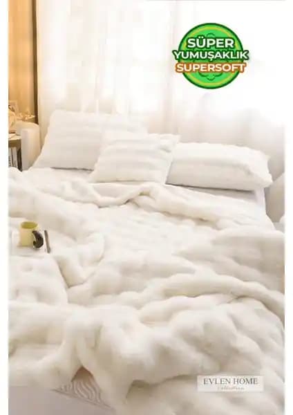 Evlen Home Collection Kürk Yorgan ile Madame Coco Maryon Yatak Örtüsü Karşılaştırması