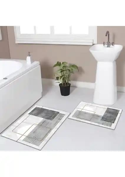Faiend Yıkanabilir Dijital Baskılı Banyo Paspası Seti ve Raschel Carpet Balat Halı Karşılaştırması