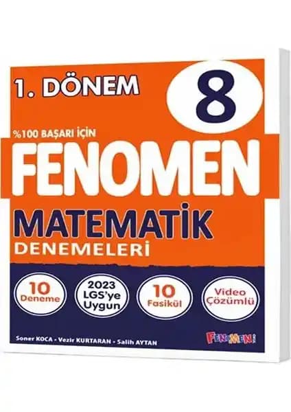 Fenomen Yayınları Fenomen Okul 8. Sınıf LGS 1. Dönem Matematik Denemeleri Detaylı İnceleme