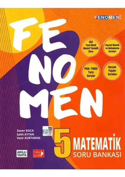 Gama Yayınları Fenomen 5. Sınıf Matematik Soru Bankası Güncel İçerik ve Dijital Desteklerle