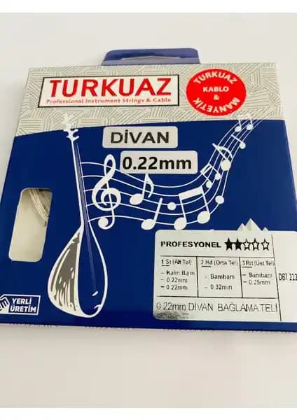 GMC Turkuaz DBT222 Divan Bağlama Teli: Müzikte Derinlik ve Zenginlik Sağlayan Kaliteli Seçenek