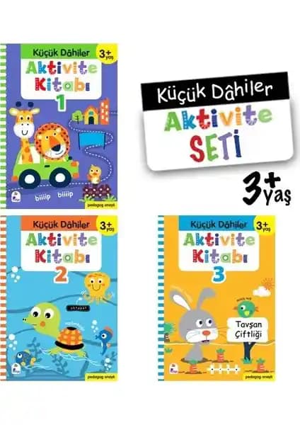 İndigo Çocuk Küçük Dahiler Aktivite Seti 3 Yaş ve Üzeri Çocuklar İçin Eğitici ve Eğlenceli