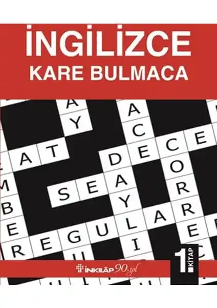 İnkılap Kitabevi İngilizce Kare Bulmaca 1. Kitap: Eğlence ve Öğrenmenin Buluştuğu Eğitim Aracı