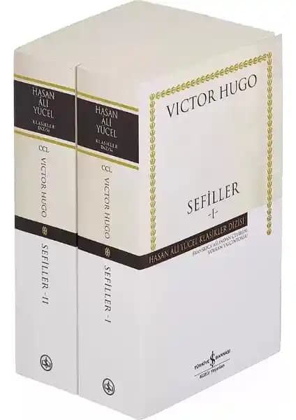 İş Bankası Kültür Yayınları Sefiller 1-2 Cilt Romanı Victor Hugo'nun Eşsiz Eseri