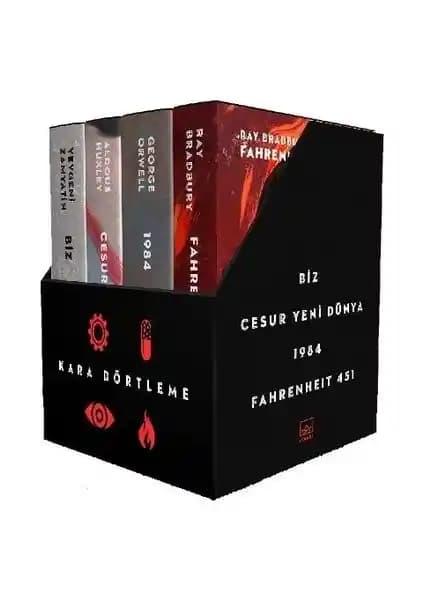 İthaki Yayınları Kara Dörtleme Kutu Seti: Distopyanın En Güçlü Klasikleri ve Özellikleri