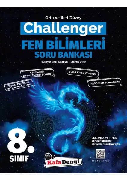 Kafa Dengi 8. Sınıf Fen Bilimleri Challenger Soru Bankası Detaylı İnceleme ve Değerlendirme