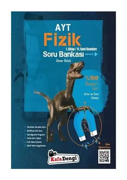 Kafa Dengi Yayınları AYT Fizik Soru Bankası 1. Kitap Öğrencilere Derinlemesine Pratik ve Geniş İçerik Sunar