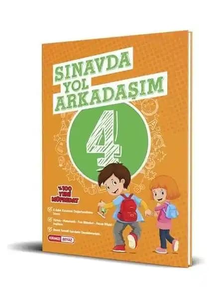 Kırmızı Beyaz Yayınlar 4. Sınıf Sınavda Yol Arkadaşım: Öğrenciler İçin Güvenilir Sınav Kaynağı