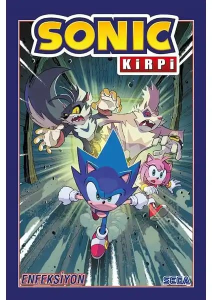 Kirpi Sonic Cilt 4: Enfeksiyon Çizgi Romanı Türkçe Baskı Sürükleyici Macera Hikayesi