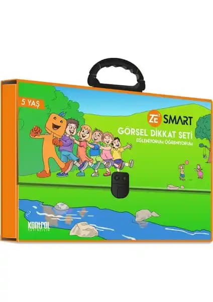 Kontrol Yayıncılık 5 Yaş Zekare Smart Görsel Dikkat Seti: Çocukların Bilişsel ve Dikkat Gelişimini Destekleyen Eğitim Aracı