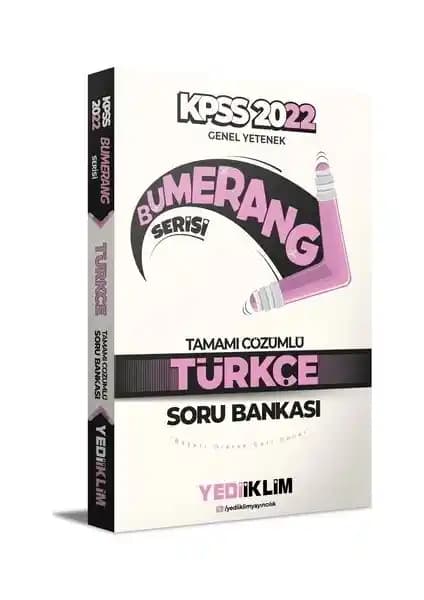 KPSS 2022 Türkçe Soru Bankası Yediiklim Yayınları ile Güncel ve Kapsamlı Çalışma Kaynağı
