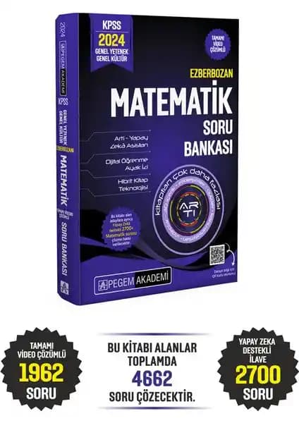 KPSS 2024 İçin Güncel ve Kapsamlı Matematik Soru Bankası Üretken Çözümlerle Hazırlık
