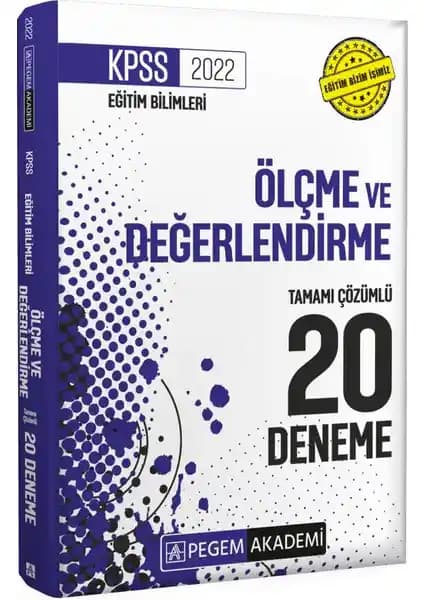 KPSS Eğitim Bilimleri Sınavına Hazırlık İçin Tamamı Çözümlü 20 Deneme Seti