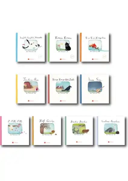 Kumdan Kale Yayınları Tekerlemeler Seti 10 Kitap: Çocuklar İçin Eğlenceli ve Öğretici Koleksiyon