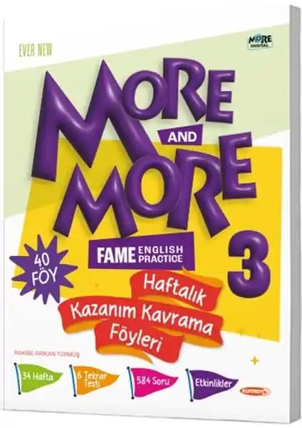 Kurmay Yayınları 3 Haftalık Kazanım Kavrama Föyleri Öğrenci ve Öğretmenler İçin Uygun Eğitim Aracı