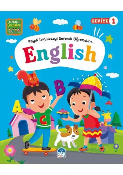 Martı Çocuk Yayınları Meraklı Çocuklar Serisi: İlkokul Öğrencileri İçin Etkili İngilizce Eğitim Seti