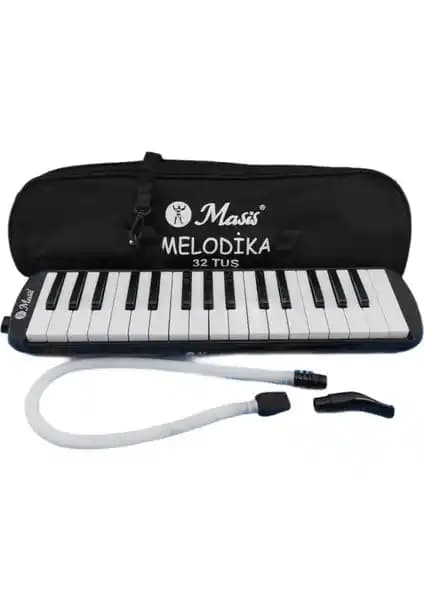 Masis 32K Siyah Melodika: Dayanıklı ve Kullanıcı Dostu Müzik Enstrümanı