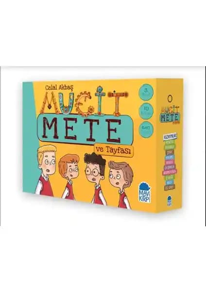 Mavi Kirpi Yayınları'nın 3. Sınıf Çocuklar İçin Hikaye Seti Mucit Mete ve Tayfası