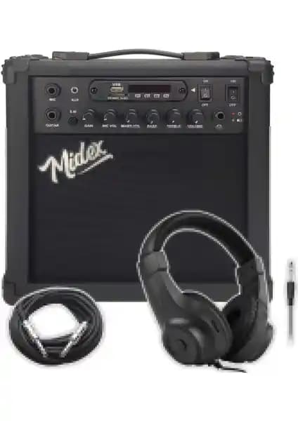Midex MGA-25BKBT-HD Çok Fonksiyonlu Taşınabilir Elektro Gitar Amfisi Özellikleri ve Kullanım Rehberi