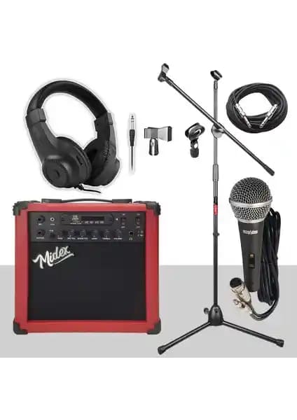 Midex MGA-25RD-PAK Elektro Gitar Amfisi: Çok Yönlü ve Taşınabilir Performans Çözümü