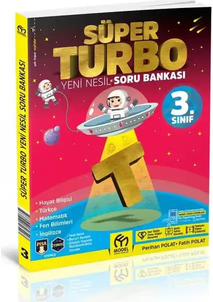 Model Eğitim Yayıncılık Süper Turbo 3. Sınıf Soru Bankası Öğrencilerin Sınav Hazırlığını Destekler