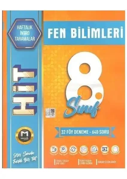 Mozaik Yayınları 8. Sınıf Fen Bilimleri Intro Hıt Kitabı İncelemesi ve Özellikleri