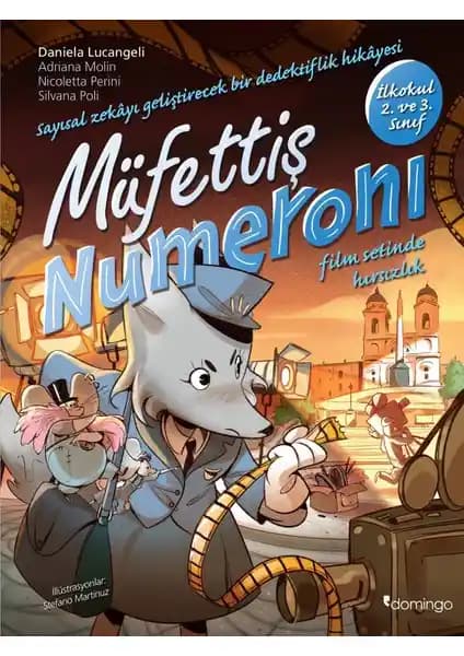 Müfettiş Numeroni 1 Film Setinde Hırsızlık Çocuklar İçin Eğlenceli ve Eğitici Çizgi Roman