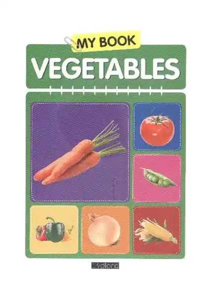 My Book Vegetables Serisi: Çocuklar İçin Eğitici ve Dayanıklı Sebze Öğrenme Kitapları