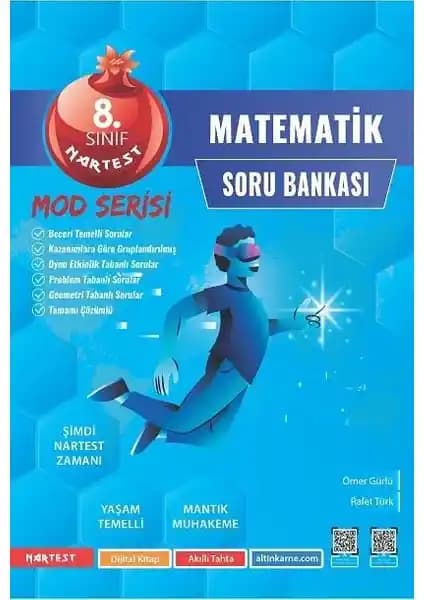 Nartest Yayınevi 8. Sınıf Mod Matematik Soru Bankası Güncel Müfredatla Uyumlu
