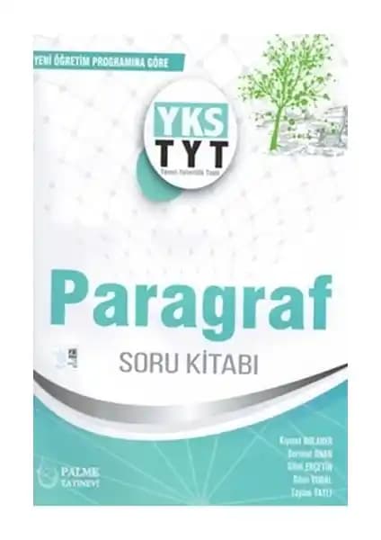 Palme Yayıncılık tarafından hazırlanan TYT Paragraf Soru Kitabı ile sınava etkili hazırlık imkanları