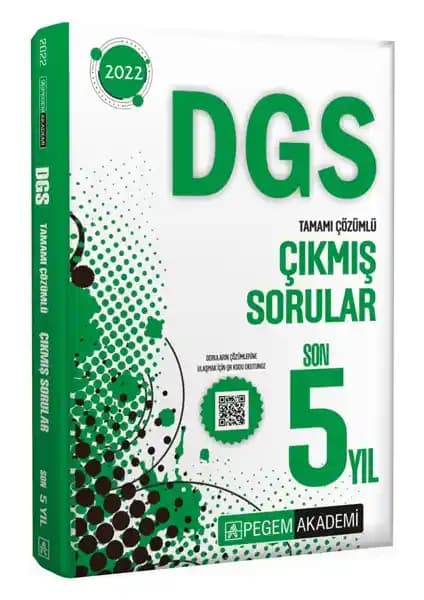 Pegem Akademi 2022 DGS Tamamı Çözümlü Çıkmış Sorular Son 5 Yıl İncelemesi