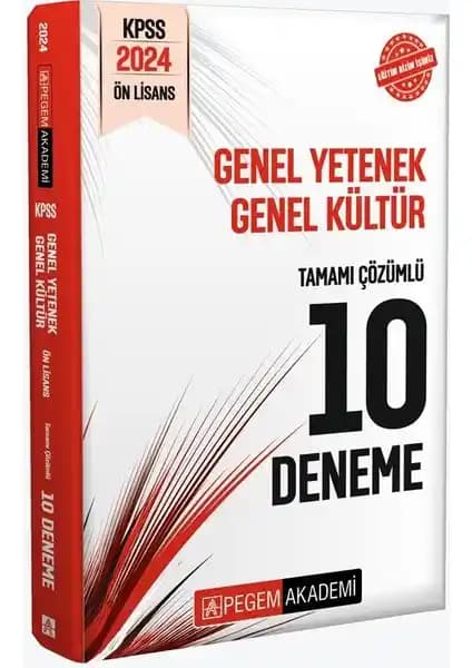 Pegem Yayınları KPSS 2024 Genel Yetenek ve Genel Kültür Soru Seti Detaylı İnceleme