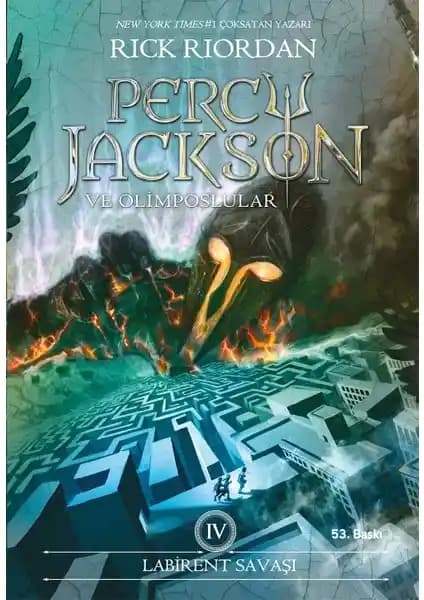 Percy Jackson Labirent Savaşı Kitabı Doğan Egmont Yayıncılık 2016 Basımı